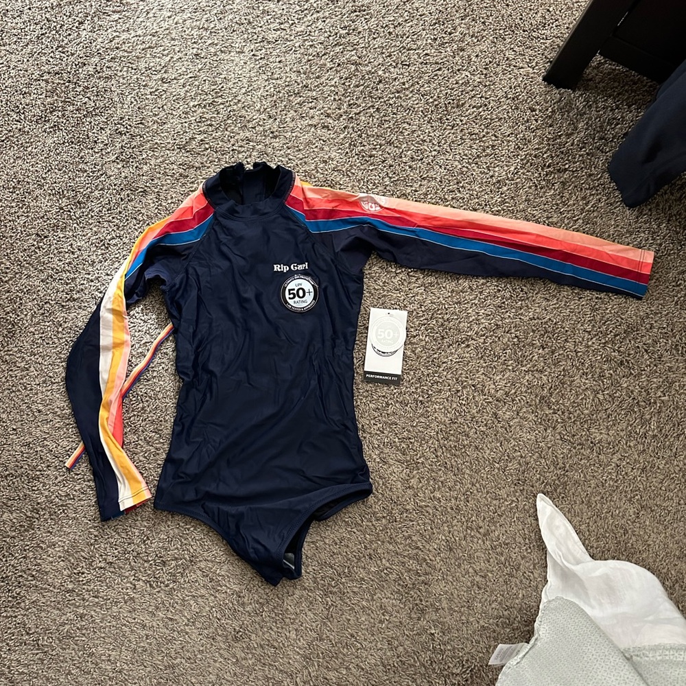 Rip Curl Navy Long Sleeve Swimsuit